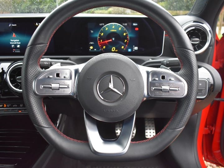 Red Mercedes-Benz A-class 1.3 A 200 AMG Line Executive 2019